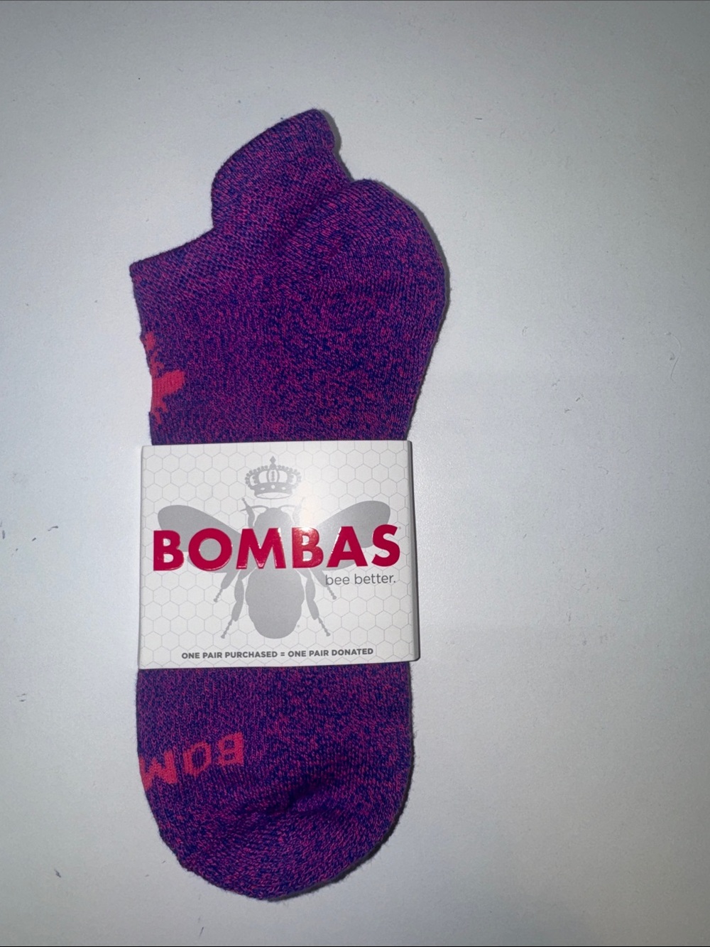 Bombas low-cut socks in Purple and Pink